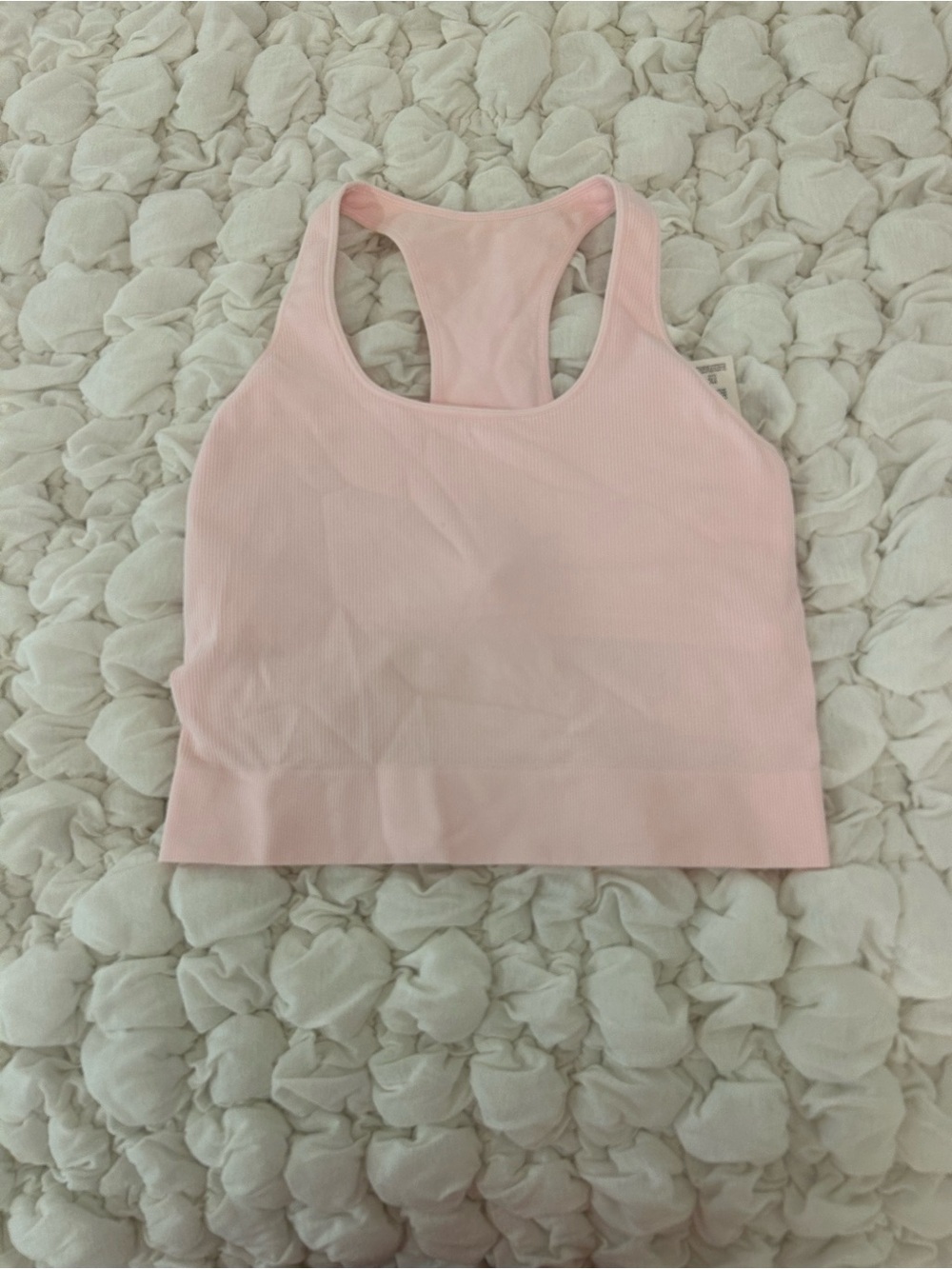 DSG Light Pink Racerback Seamless Sports Bralette
